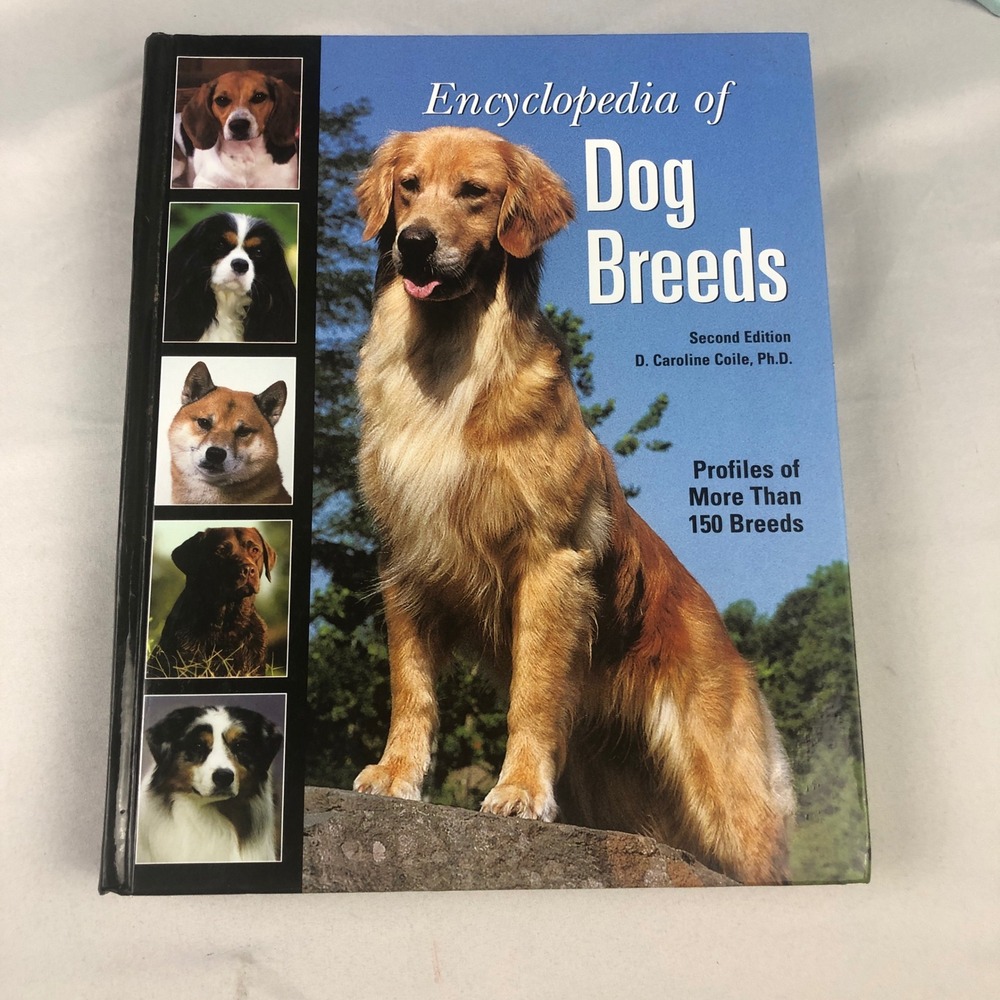 Encyclopedia of Dog Breeds 2nd Edition D Caroline Coile Hardcover Barrons Book